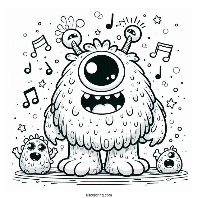 My Singing Monsters Coloring Page Of Singing Mammott
