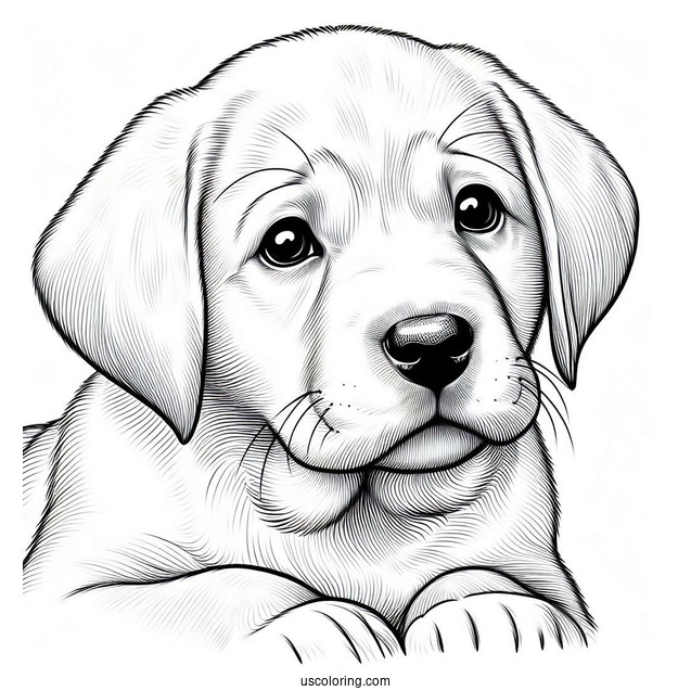 Close Up Of Labrador Puppy