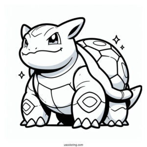 Blastoise Pokemon Coloring Page