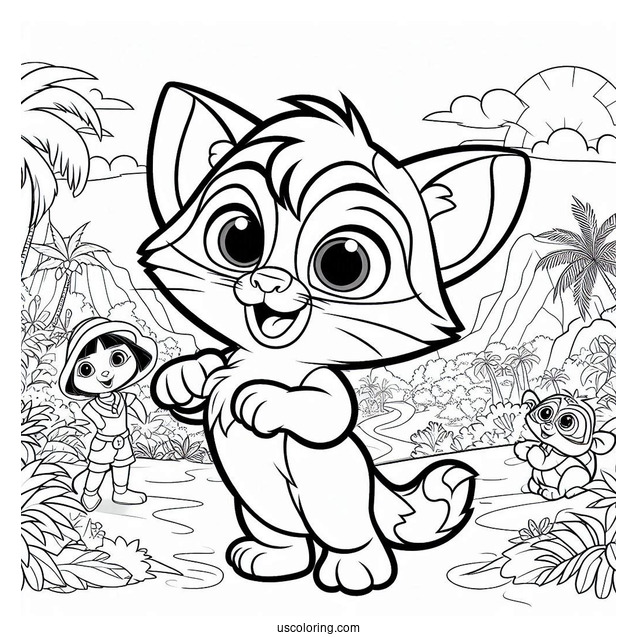 Tico Coloring Page For Kids