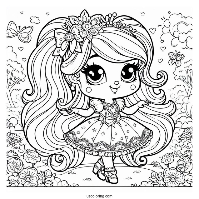 Sweetie From Princess of Barkingburg To Color