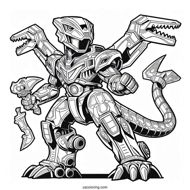 Zords in Power Rangers Dino Thunder