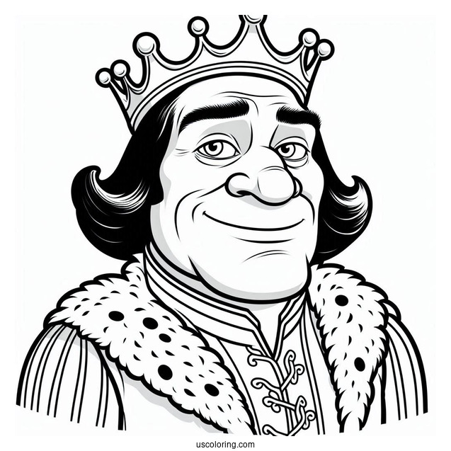 Lord Farquaad Coloring Page