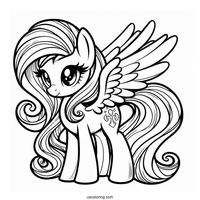 Retro My Little Pony With Wings