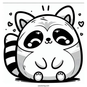 Rocky The Raccoon Squishmallow