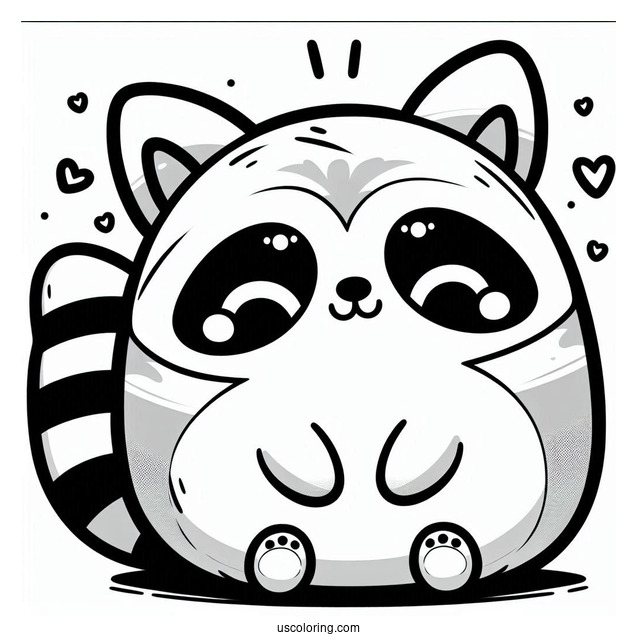 Rocky The Raccoon Squishmallow