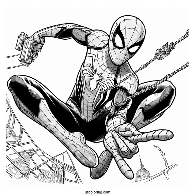 Spider-Verse Spider-Man With Web Shooter