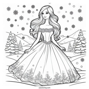 Barbie In The Snow