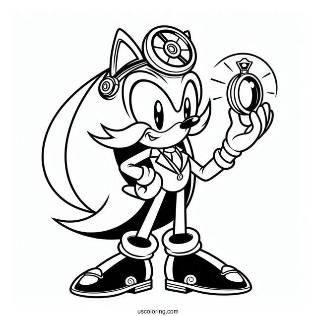 Doctor Eggman Coloring Page