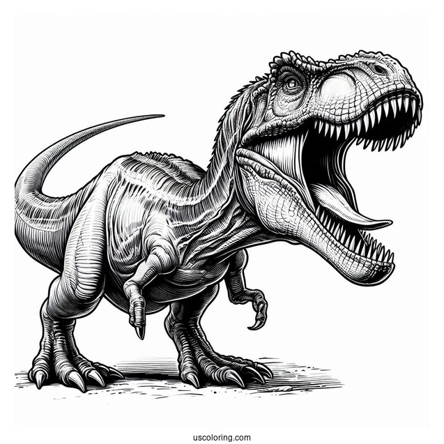 Roaring Baryonyx Dinosaur