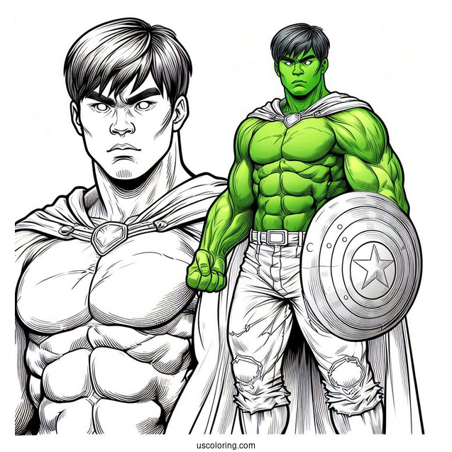 Hulk Vs Iron Man Hulkbuster Coloring In