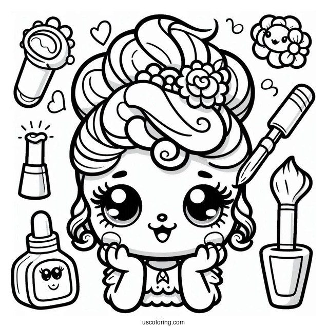 Easy Polly Polish Shopkins To Color