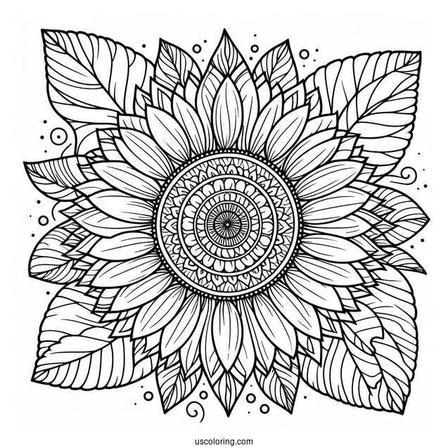 Mandala Coloring Sheet For Adults