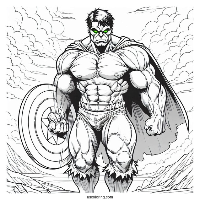 Hulk Vs Iron Man Hulkbuster Coloring In