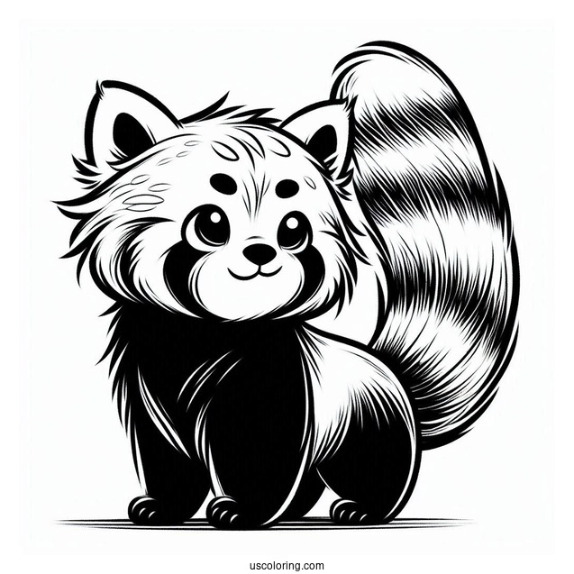 Red Panda From Turning Red Movie