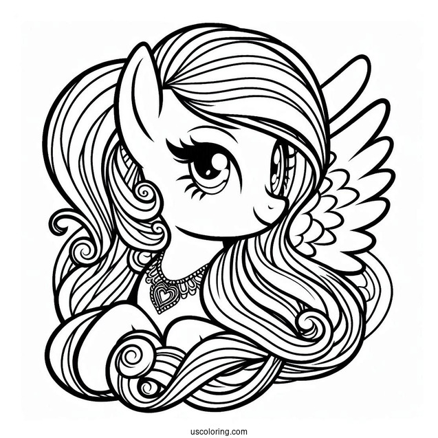 Easy Rainbow Dash With Pinkie Pie Coloring Page For Kids