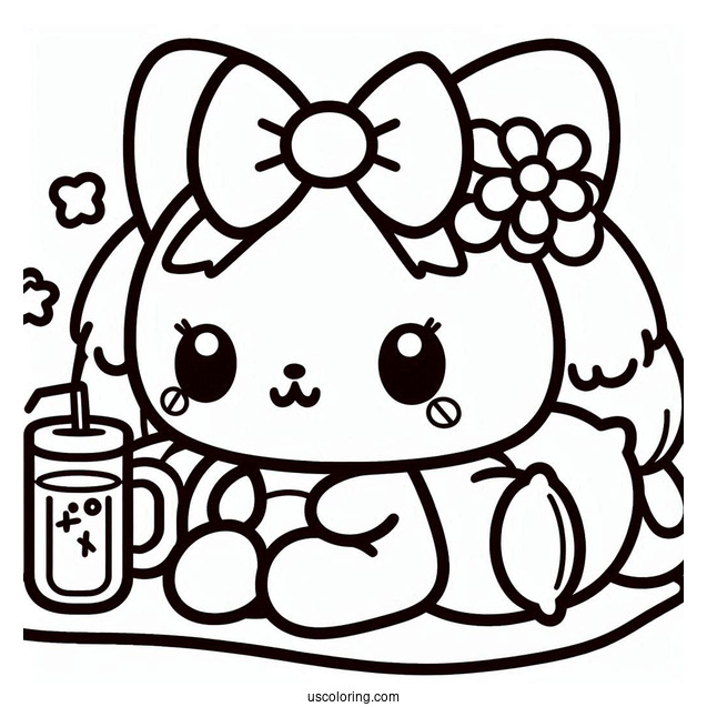 Sanrio Coloring Pages Of Easy Badtz Maru