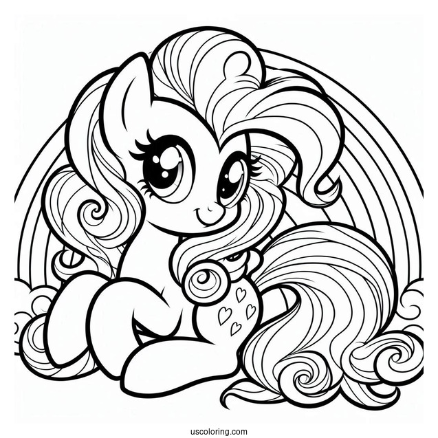 Pinkie Pie Pony Over Rainbow