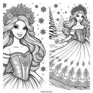 Barbie In The Snow