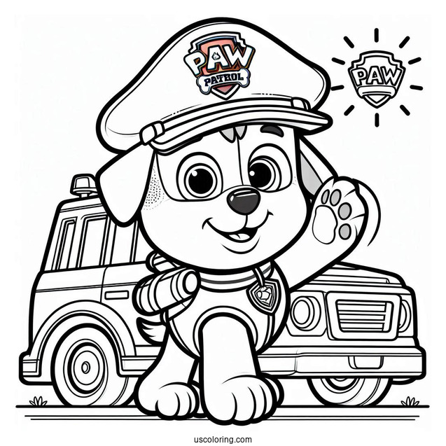 Paw Patrol Coloring Page