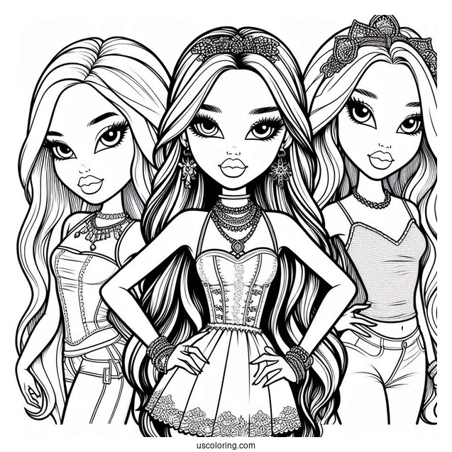 Jade, Sasha, Cloe, and Yasmin