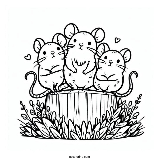 Three Blind Mice From Shrek To Color