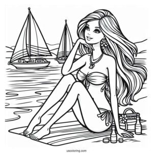 Barbie At The Beach