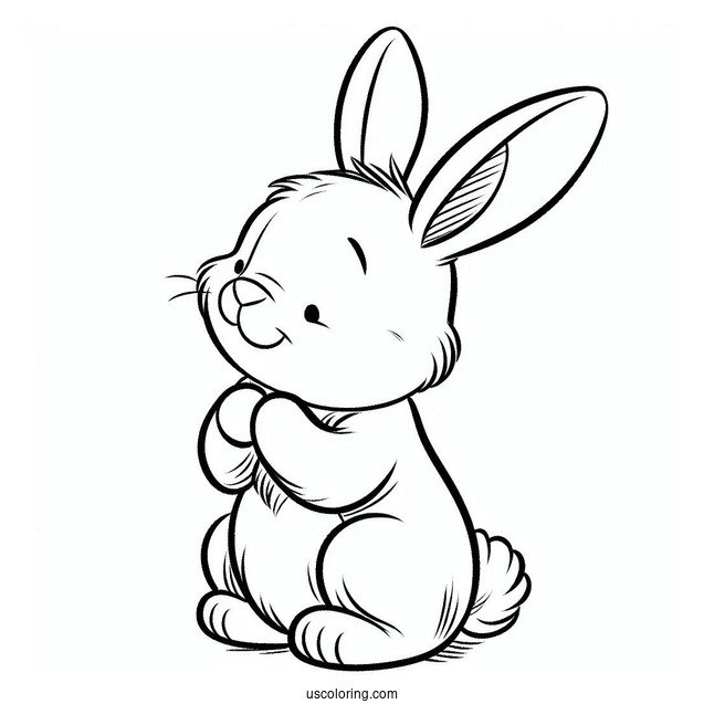 Rabbit From Winnie the Pooh To Color