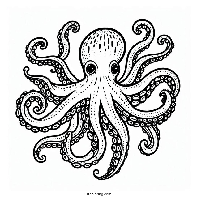 Macroctopus Coloring Page