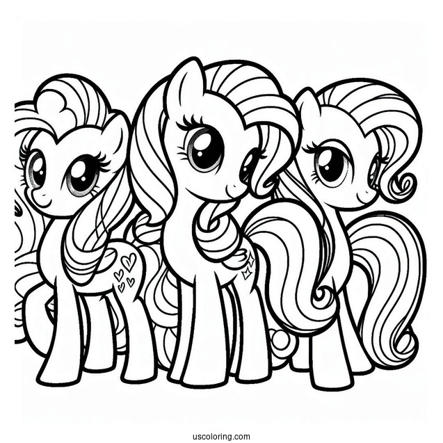 Equestria Girls Pinkie Pie, Twilight Sparkle, and Rainbow Dash