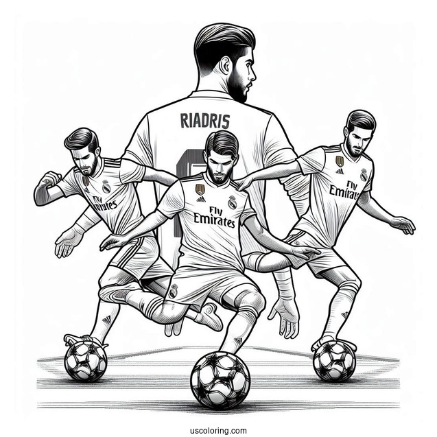 Real Madrid CF Football Club To Color