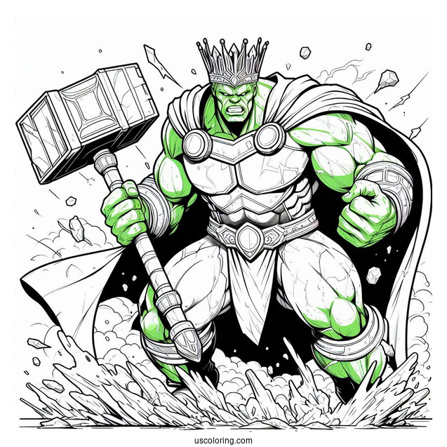 The Hulk Smashing Wall