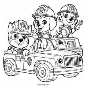 Paw Patrols Friends In Their Vehicles