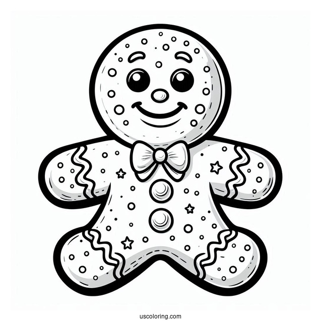 Gingerbread Man From Shrek To Color