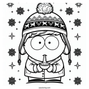 Craig Tucker South Park Coloring Page