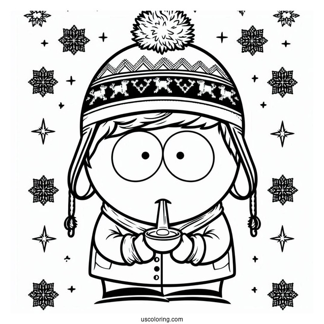 Craig Tucker South Park Coloring Page