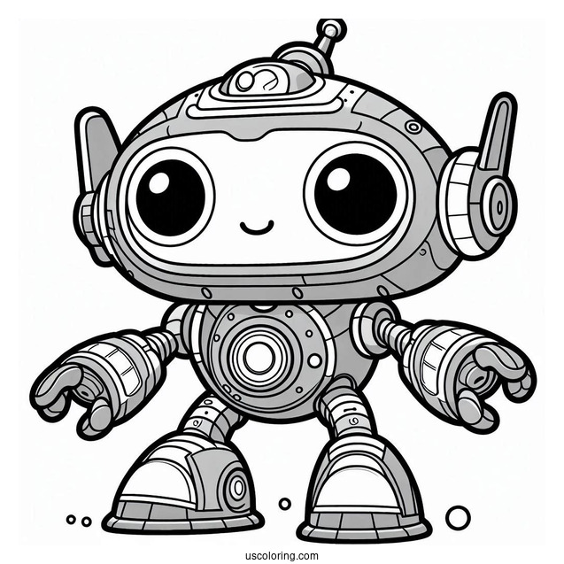 Octonauts Coloring Page Of Gup Z Giant Robot