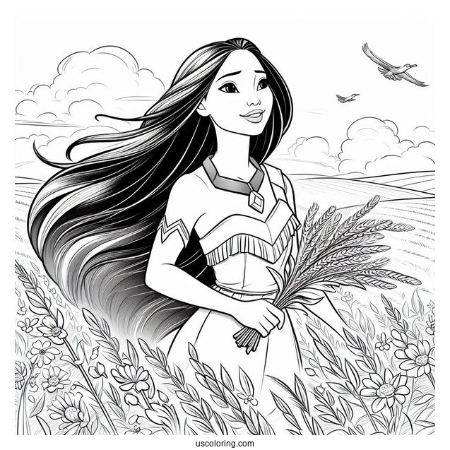 Pocahontas On The Field