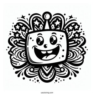 Nickelodeon Coloring Page Of Logo