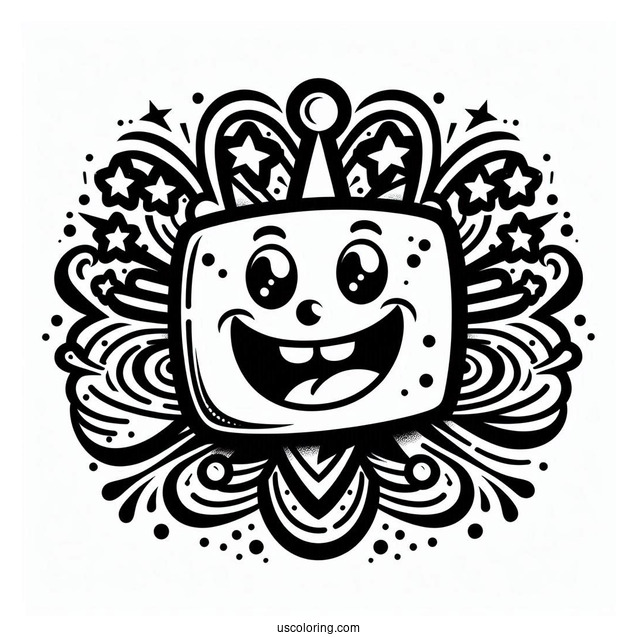 Nickelodeon Coloring Page Of Logo