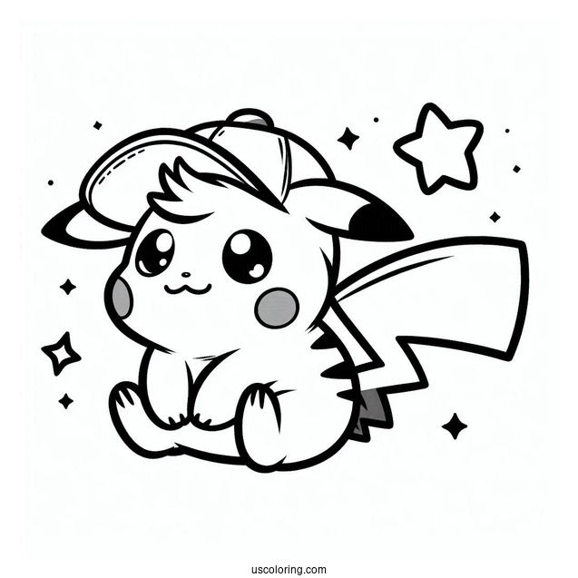 Pokemon With Pikachu To Color