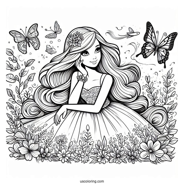 Barbie Movie Coloring page 5