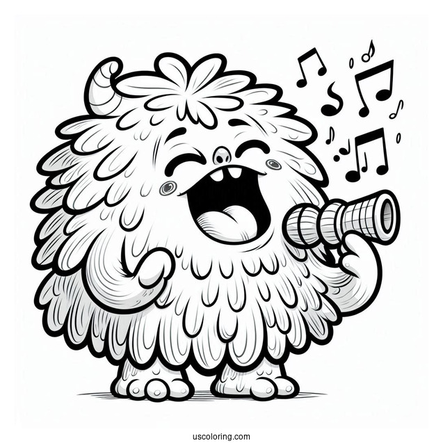 My Singing Monsters Coloring Page Of Singing Mammott