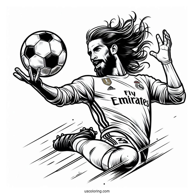 Real Madrid CF Football Club To Color