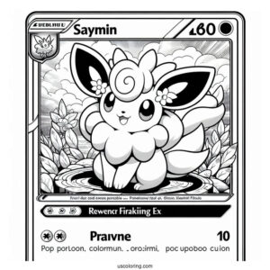 Shaymin EX Set Up Pokemon Card