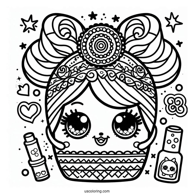 Easy Polly Polish Shopkins To Color