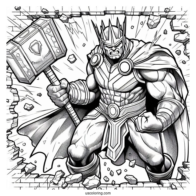 The Hulk Smashing Wall