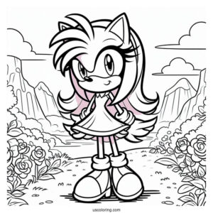 Amy Rose In Green Hill