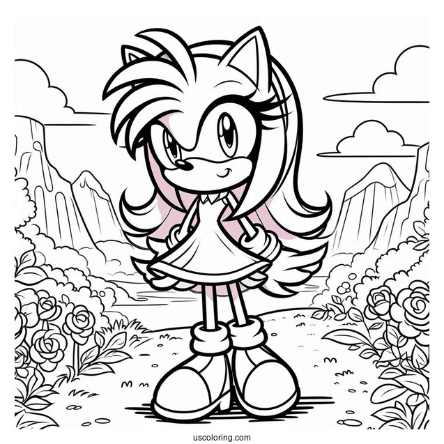 Amy Rose In Green Hill