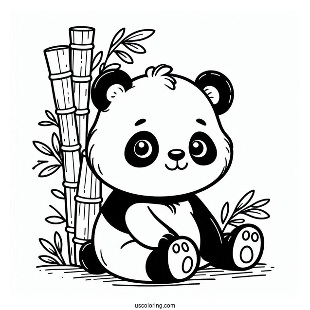 Po The Panda Coloring Page Foe Kids